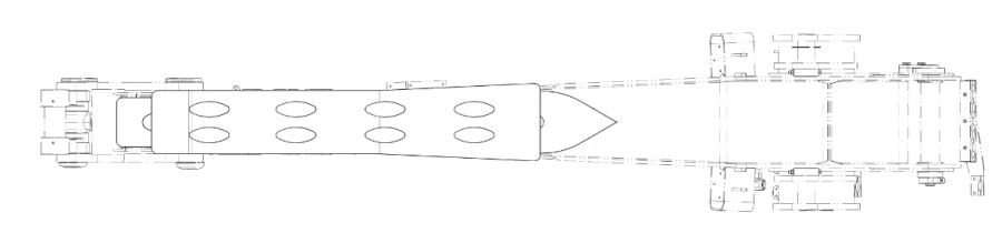 حماية الحزام السفلي 94076304 للحفارات الهيدروليكية