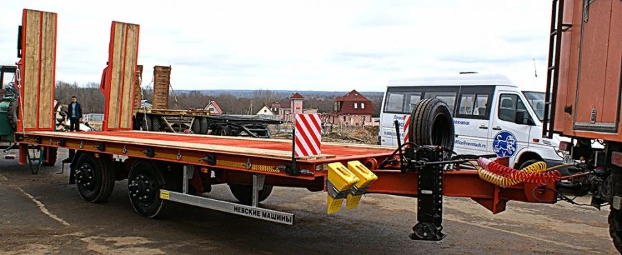 Car Trailer 83691D with Pneumatic or Leaf Spring Suspension