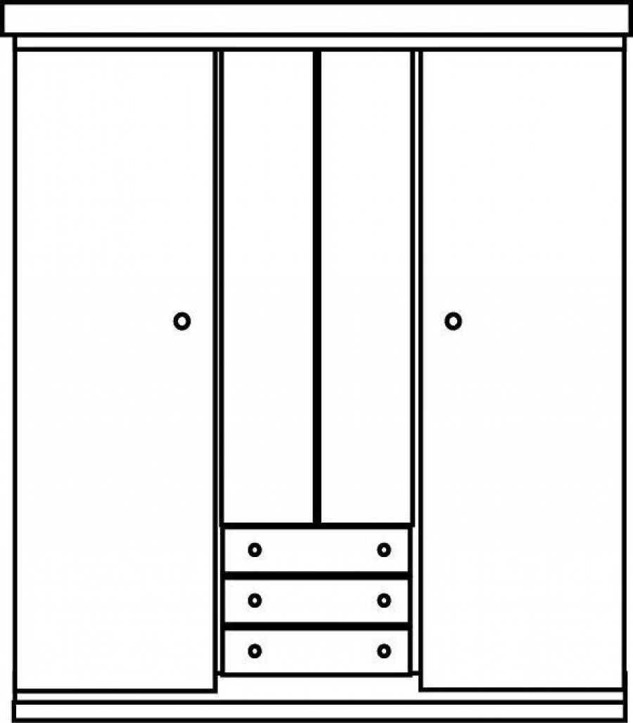 Children's Wardrobe Closet - Stylish Storage Solution