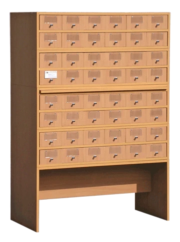 Custom Wooden Catalog Storage Cabinet