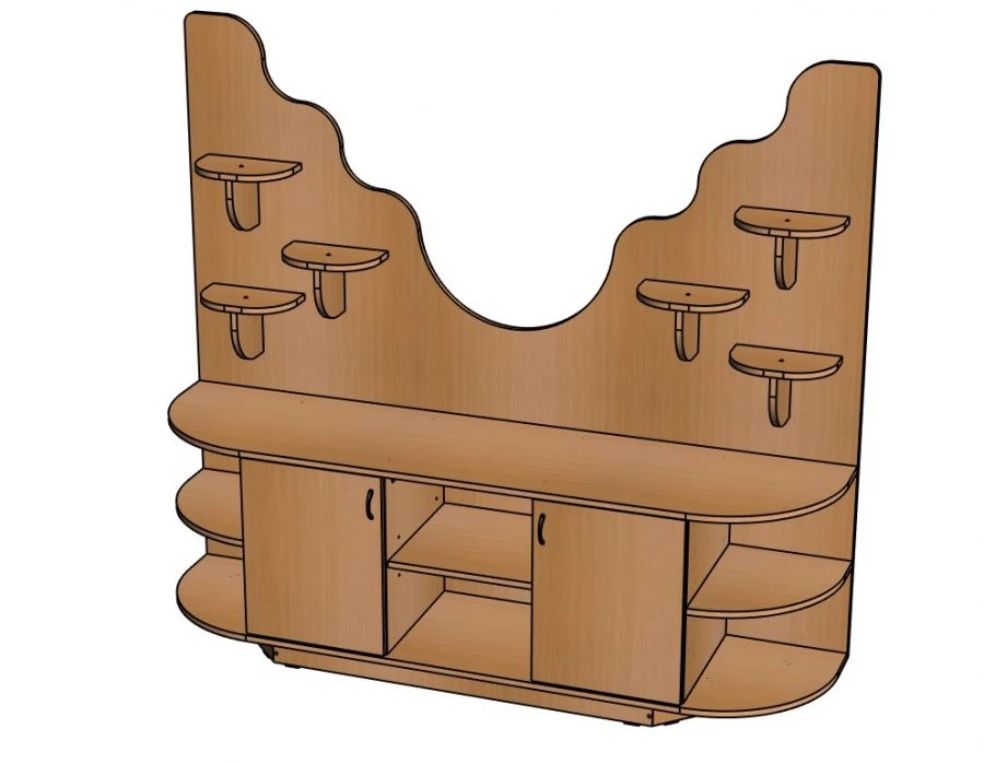 ركن الطبيعة رقم 1 (واجهات من لوح رقائقي ملصق) / SJ114