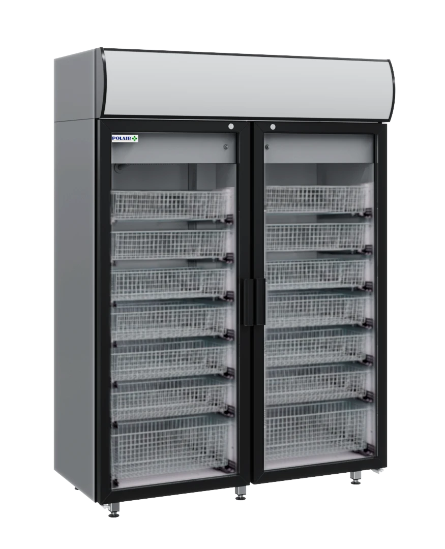 ثلاجة طبية من ماركة بولير SHHF-1.4DS-01N من الفولاذ المقاوم للصدأ