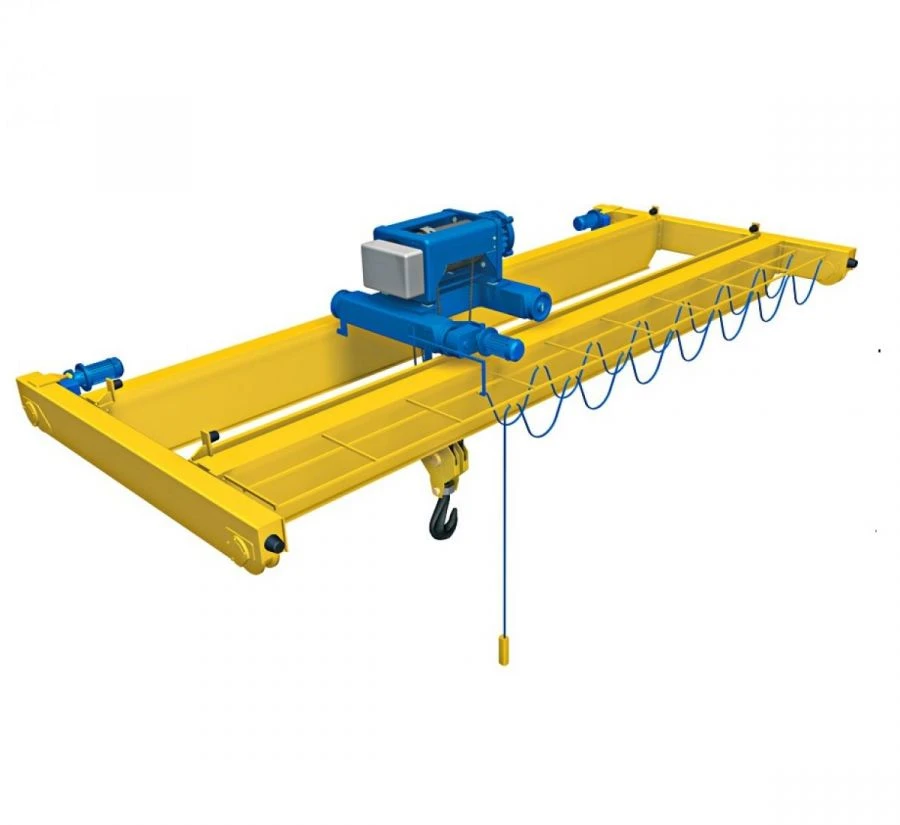 Electric Two-Girder Bridge Crane for Heavy Lifting
