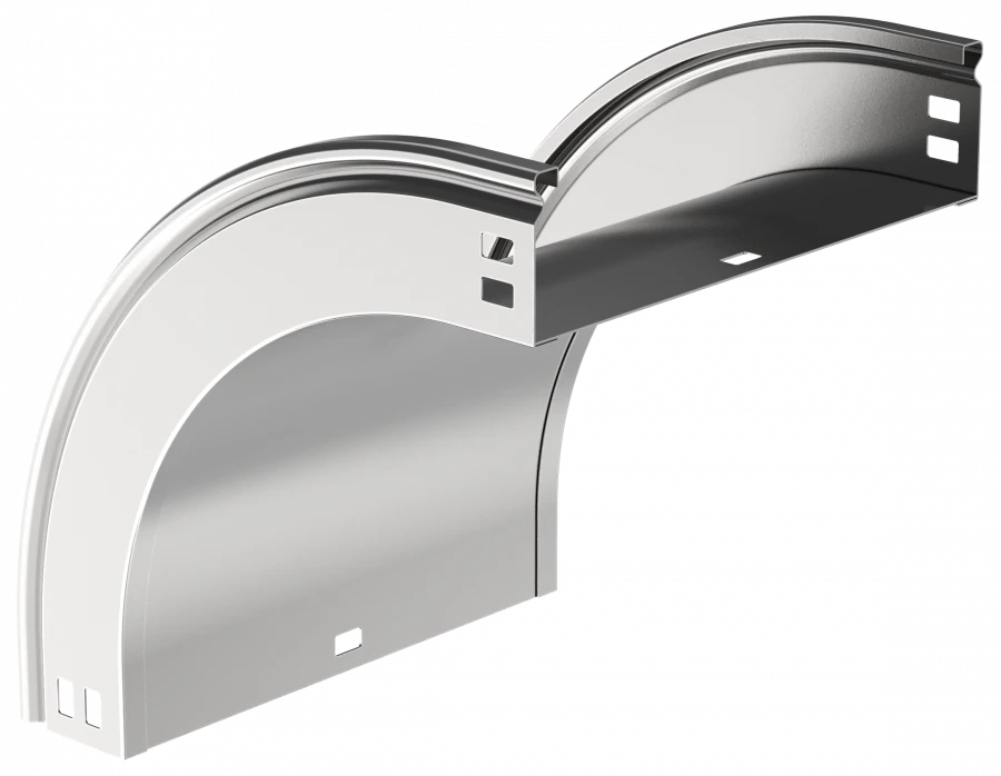 Vertical Smooth 90° Bend for Cable Trays, CPV41-0-90-050-300 ESCA