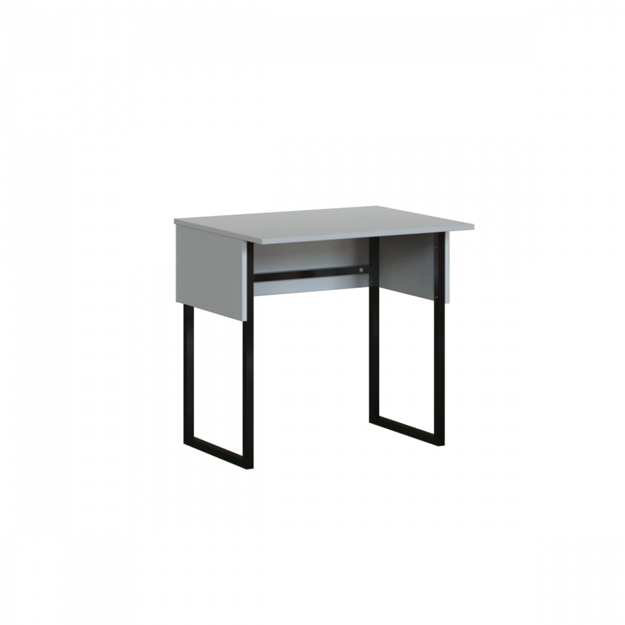 Single Student Desk - Grey Laminated Particle Board