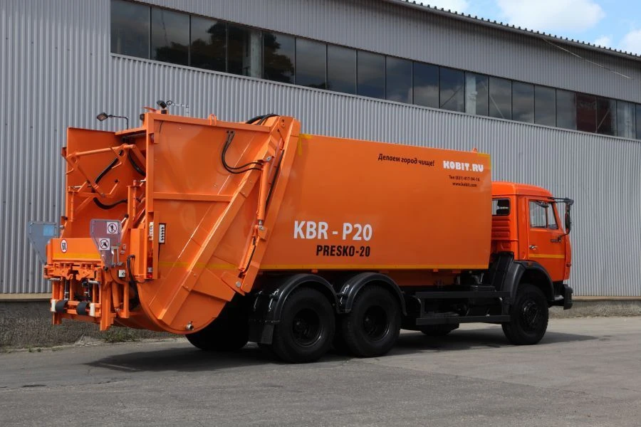 Rear-Loading Garbage Truck Presko 20 (KBR-P20K)
