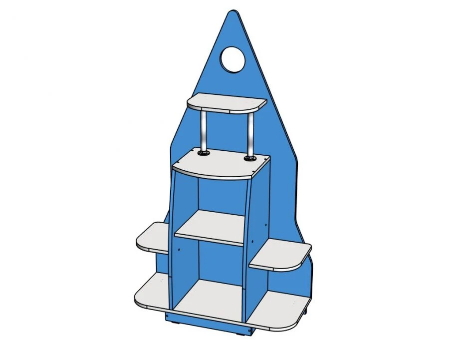 Rocket Shelf for Preschool Activities - SJ86