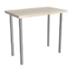 KSS-02 Table with Metal Legs and Durable Surface