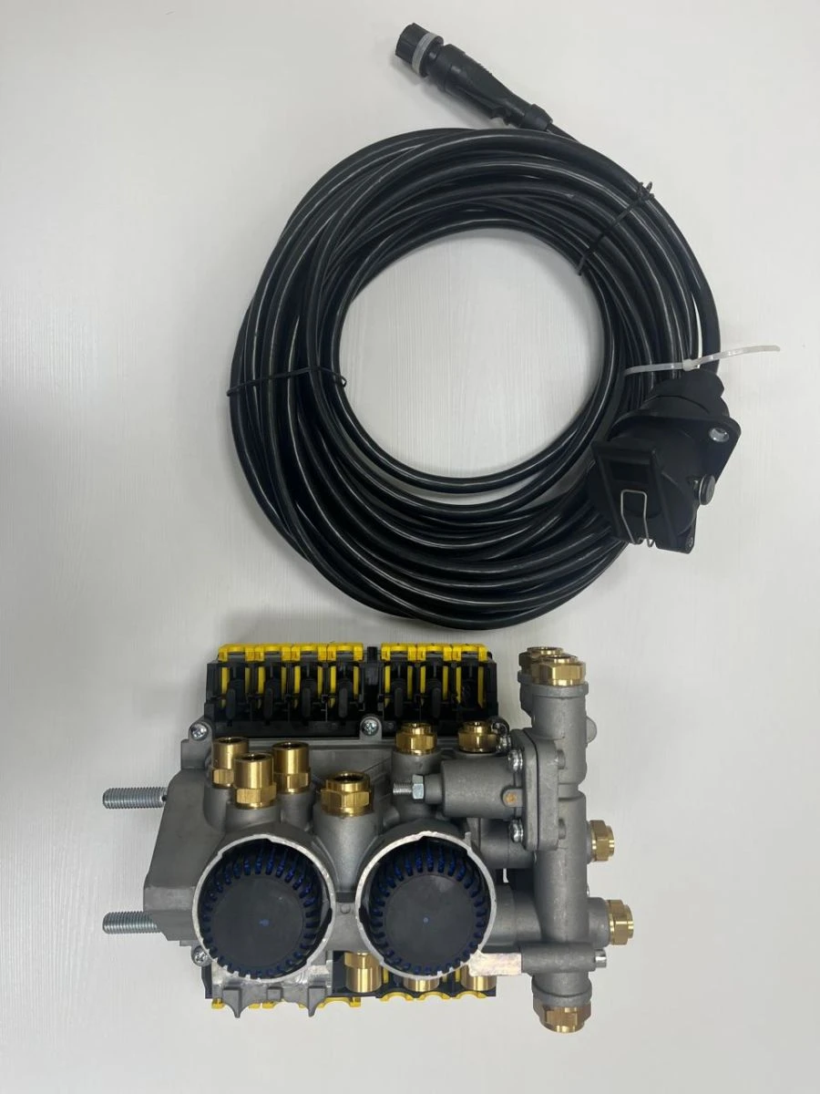 TEBS electropneumatic valve block (TEBS modulator) complete with fittings 4801020630-150