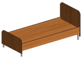 Standard Bed Made of 22mm Particle Board with 2mm Edging