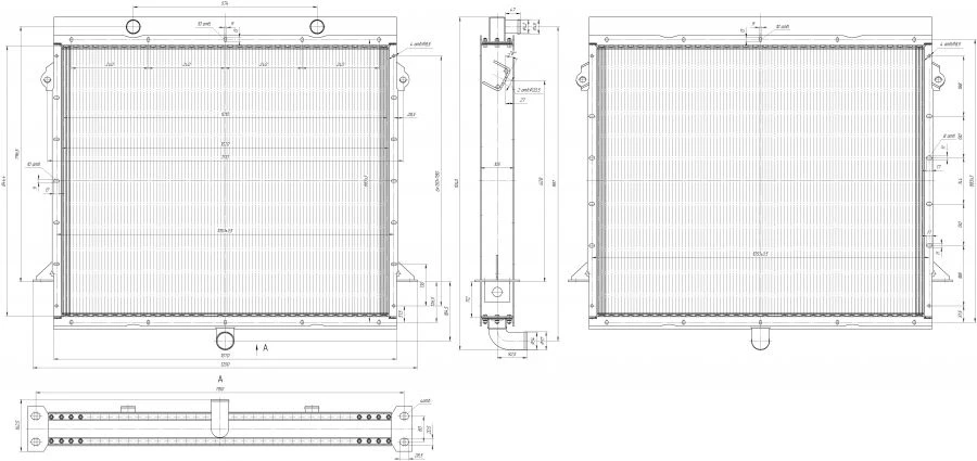 Water Radiator for K-700 1301 1000 - Engine Cooling