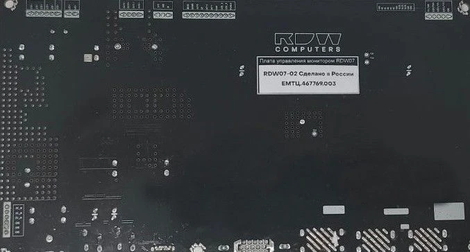 Monitor Control Board RDW07-02 EMTs.467769.003