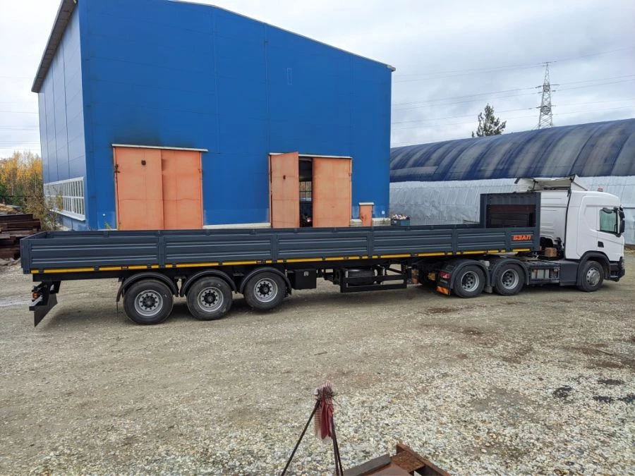 3-Axle Semi-Trailer BZAP 94553A for Cargo Transport