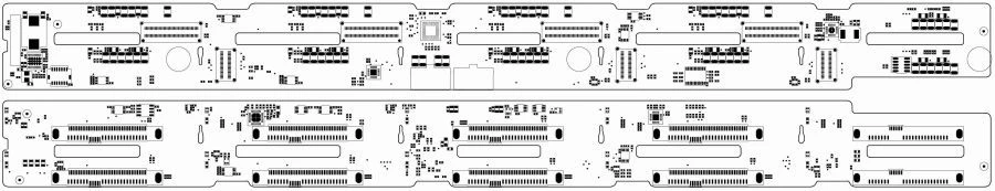 وحدة توسيع القرص 2xSFF 8xTRI يادر.469555.061