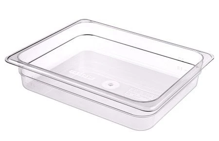 Polycarbonate Container "Gastroemkost 1/2 H-65" (Transparent)