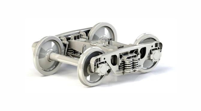 Dual-Axle Freight Car Trucks Model 18-9801