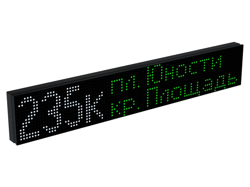 Electronic Route Indicator for Public Transport ITLINE "TT9X6