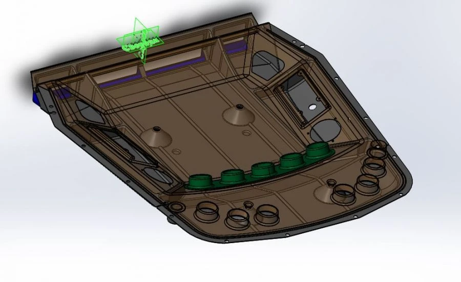 Cabin Shell for Tractor, Model PD 2375.67.03.010