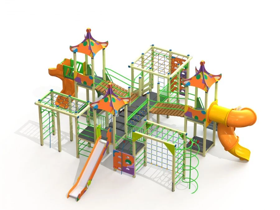 Children's Play Complex Graffiti, Height 1500 mm, 1800 mm