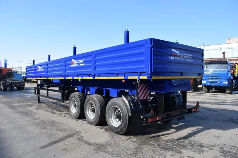Side Tipper Semi-Trailer for Transporting Various Cargo, Model 9178-0000017