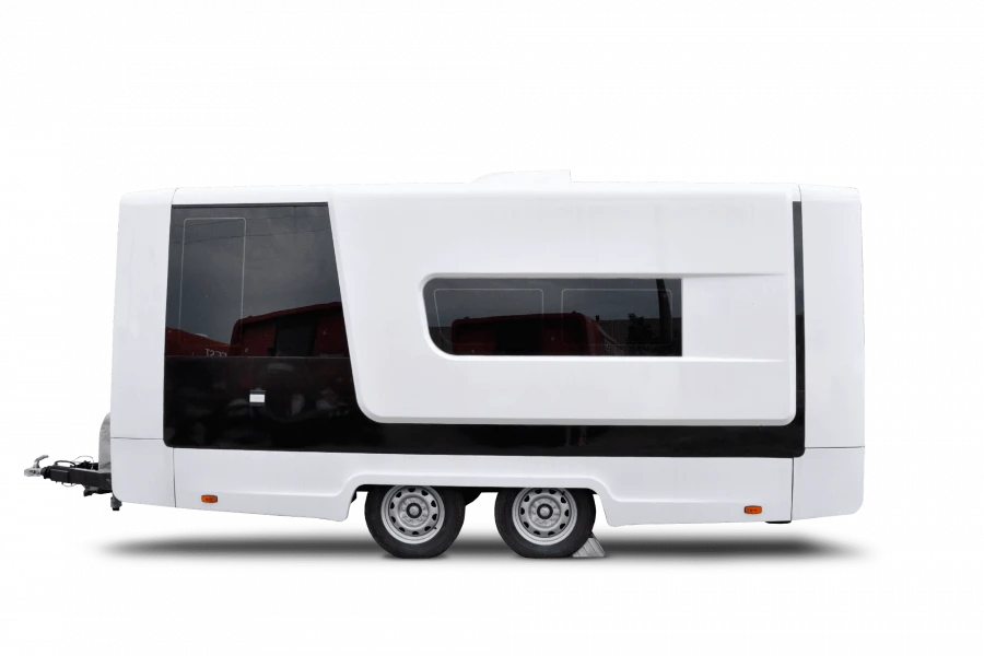 Trailer for transporting snowmobiles and ATVs - KTT 878911