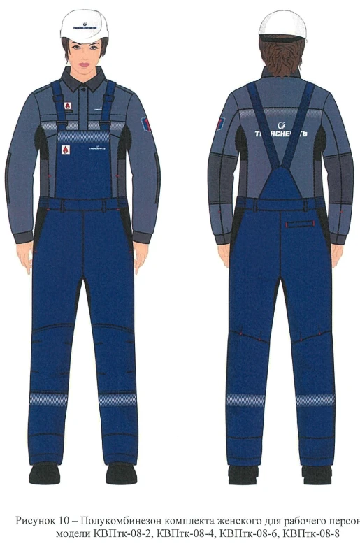 Women's Protective Clothing Set for High Temperature Work Environments