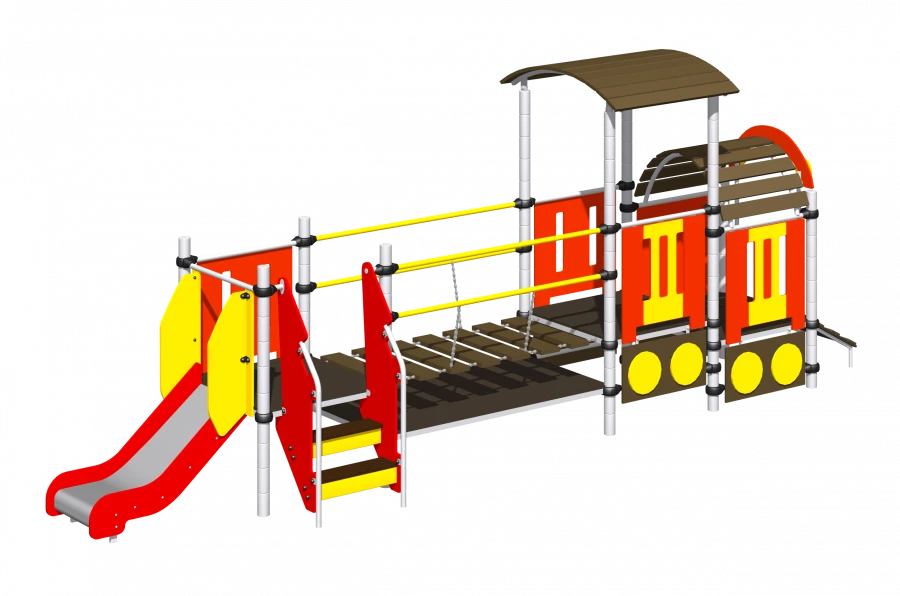 Children's Play Complex "Train with Wagon" Romana 111.08.00