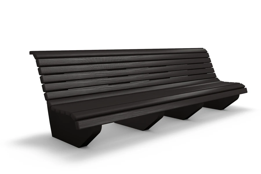 Outdoor Park Bench 3m Polymeric Sand Composite