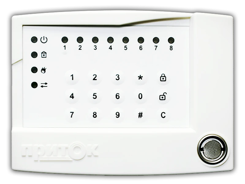 Control Keyboard for 8-Channel PPKOP 011-8-1 - M4 Case