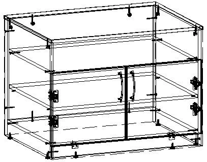 Office Equipment Cabinet TV-ATO-2.30.01-01
