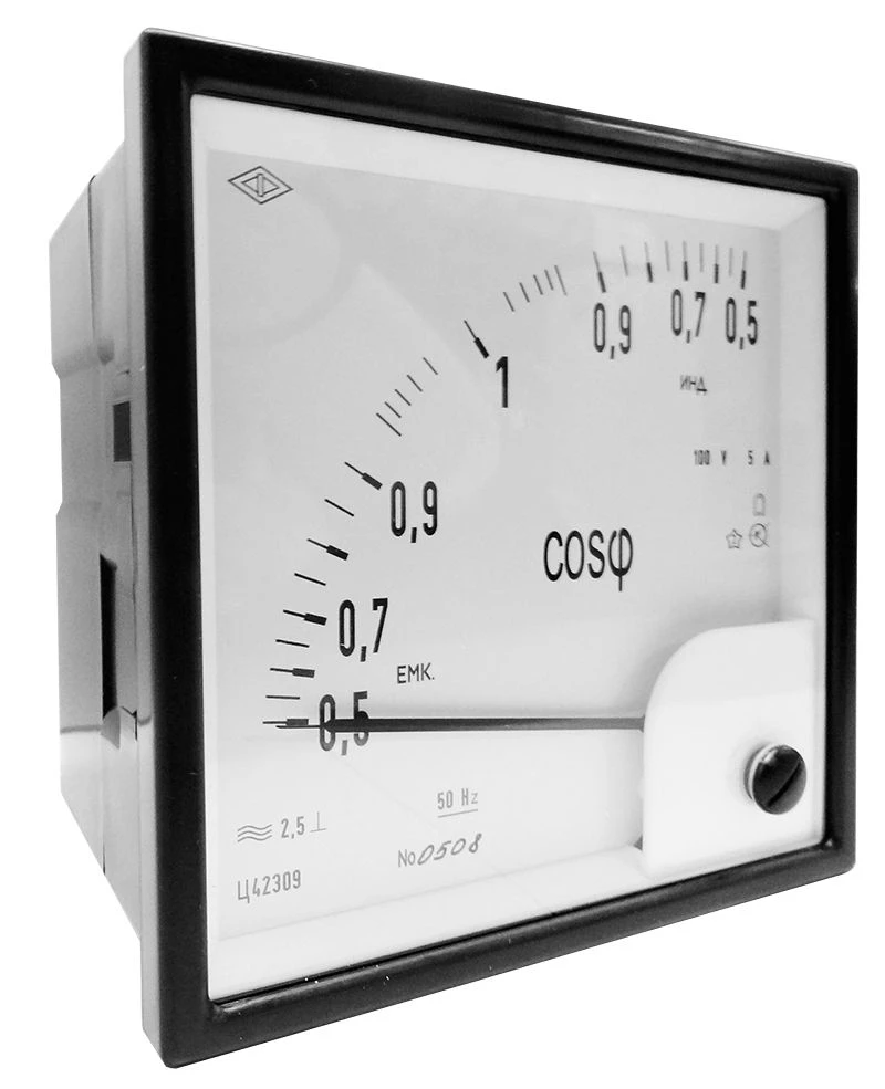 Three-Phase Power Factor Meters for AC Circuits 50Hz" (function + purpose, then model)