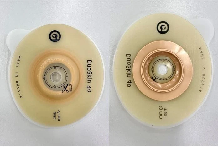 Rehabilitation Pouching System for Stomas: Flat and Convex Plates