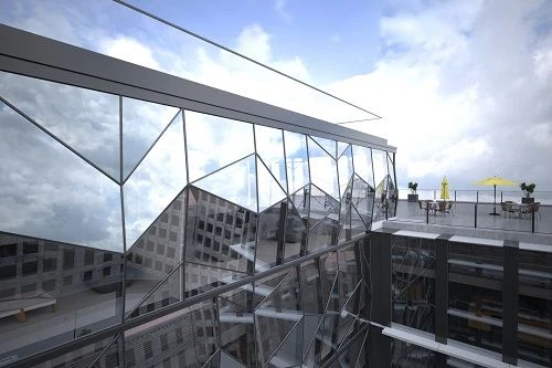 زجاج التحكم في الشمس Stopsol Phoenix Crystalvision بسماكة 10 مم