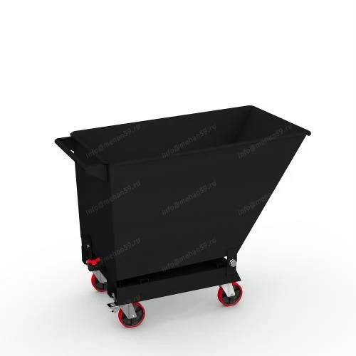 Waste Collection Trolley Model 1346 for Efficient Waste Management