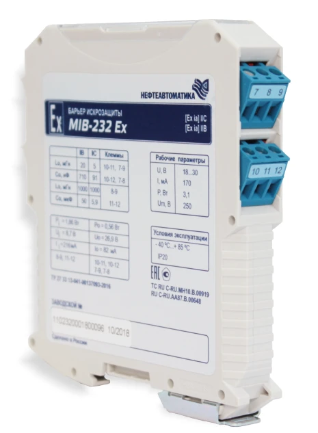 Spark Protection Barrier MIB-200 Ex® Model MIB-232 A Ex