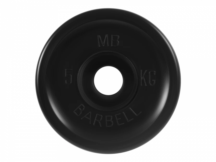 Rubber-Coated Disk "Euro-Classic", Black, 51mm, 5kg