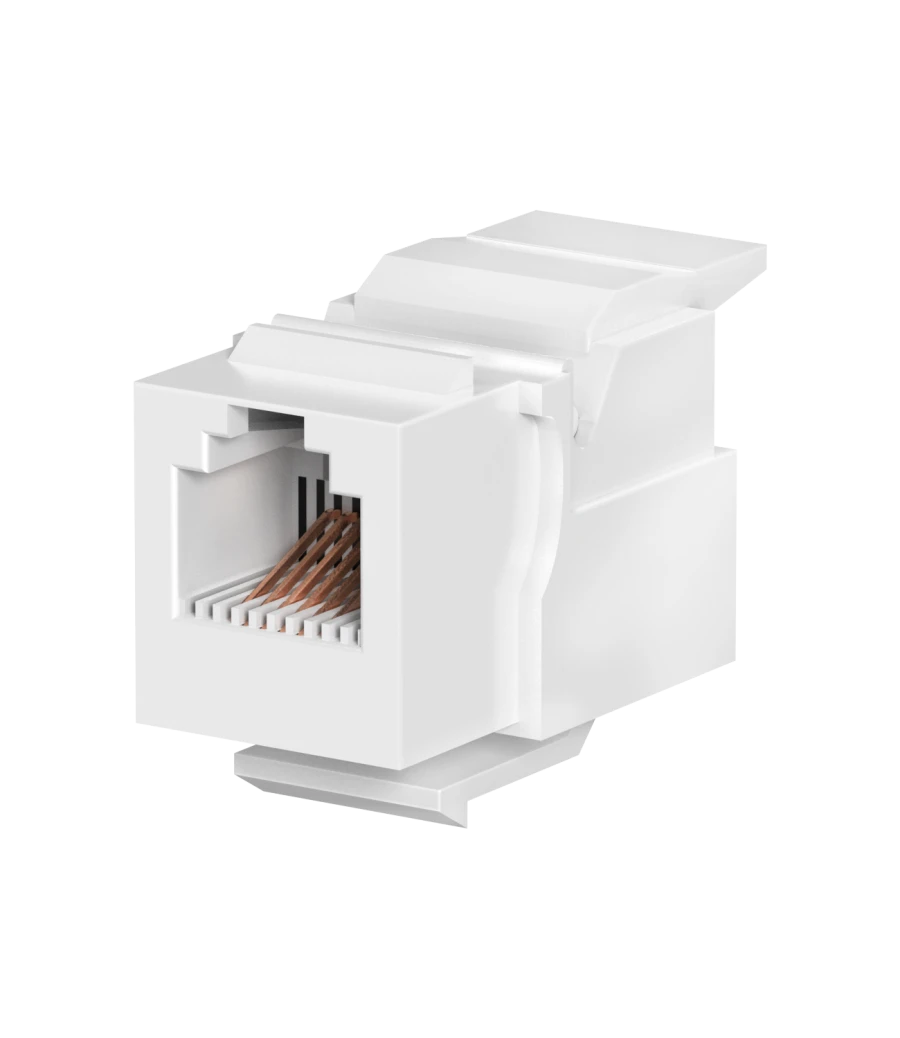 وحدة كاوديوس ألينغ إكسبيرينس كاystone RJ12 6P6C كات.3، أبيض، فن. 74313