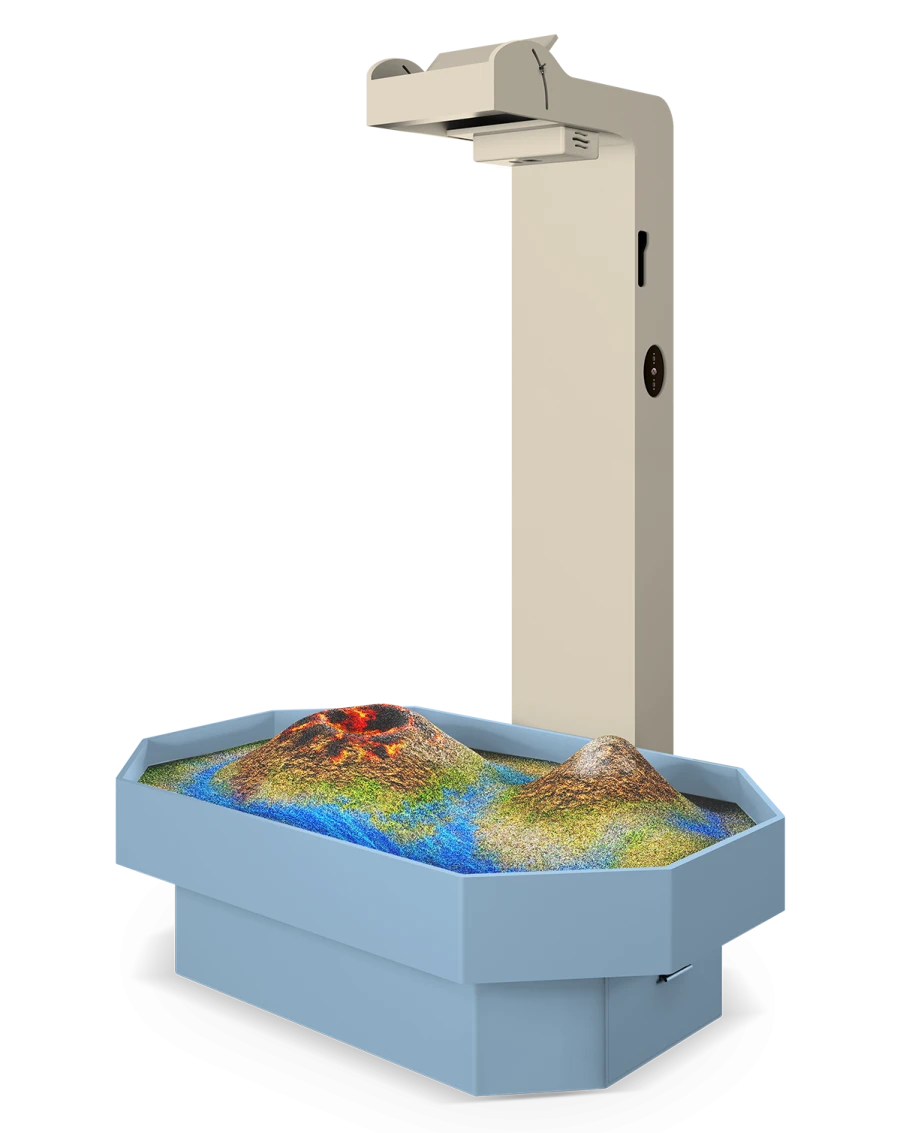 طاولة الرمل التفاعلية "الماس