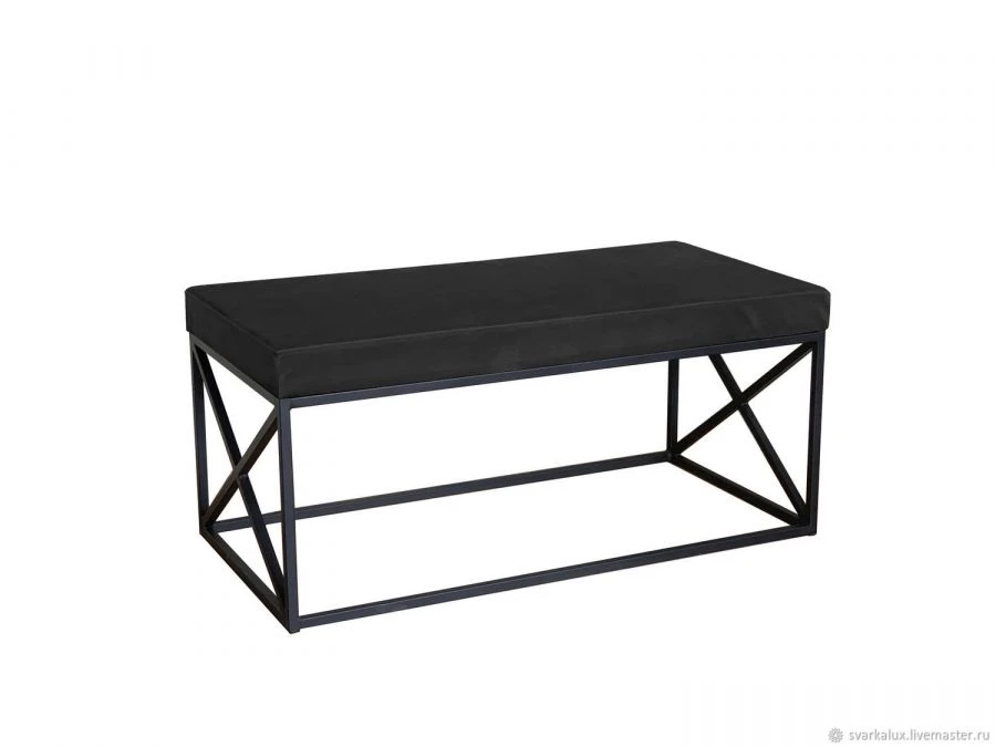 Customizable Metal Frame Bench - Bristol Model