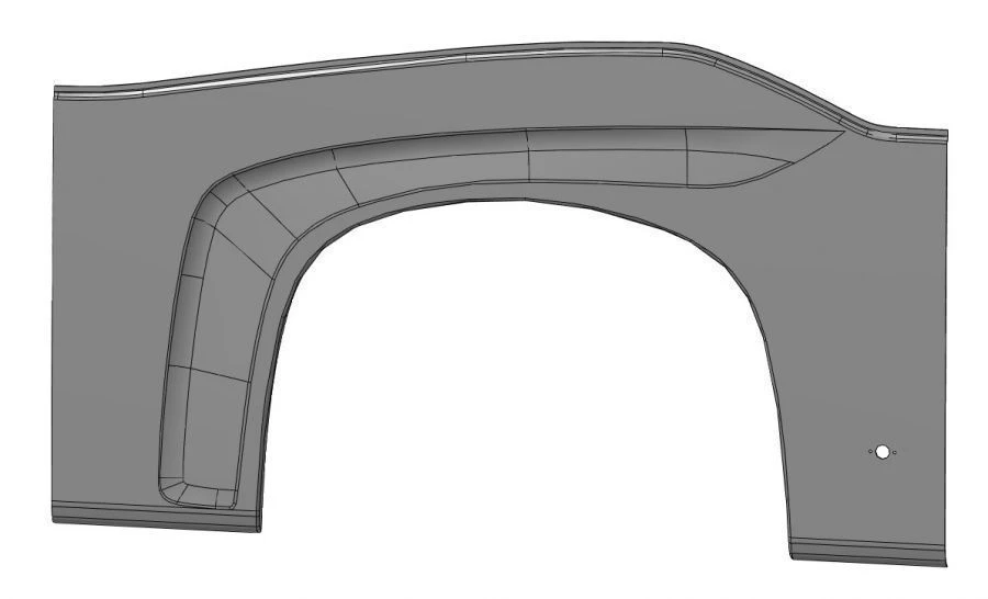 لوحة قوس خلفية يسارية للمركبات 5299-401-5402502-02