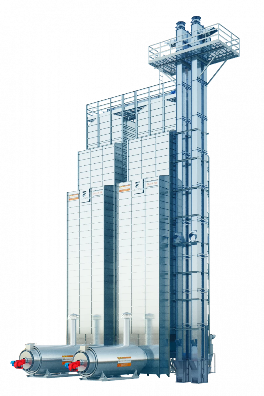 Modular Grain Dryer "Zlata" Zlata 100 (Direct Heating, Gas)