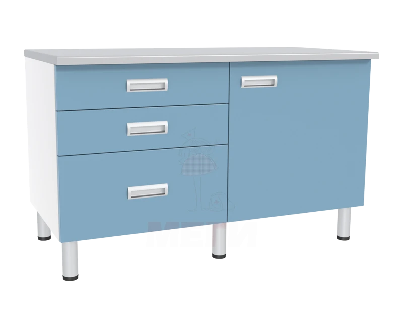 مكتب مختبر مع خزائن ورفوف SL-04-MSK