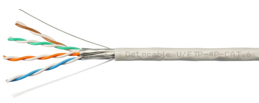 كابل متوازن مغطى لنظم النقل الرقمية، الفئة 6