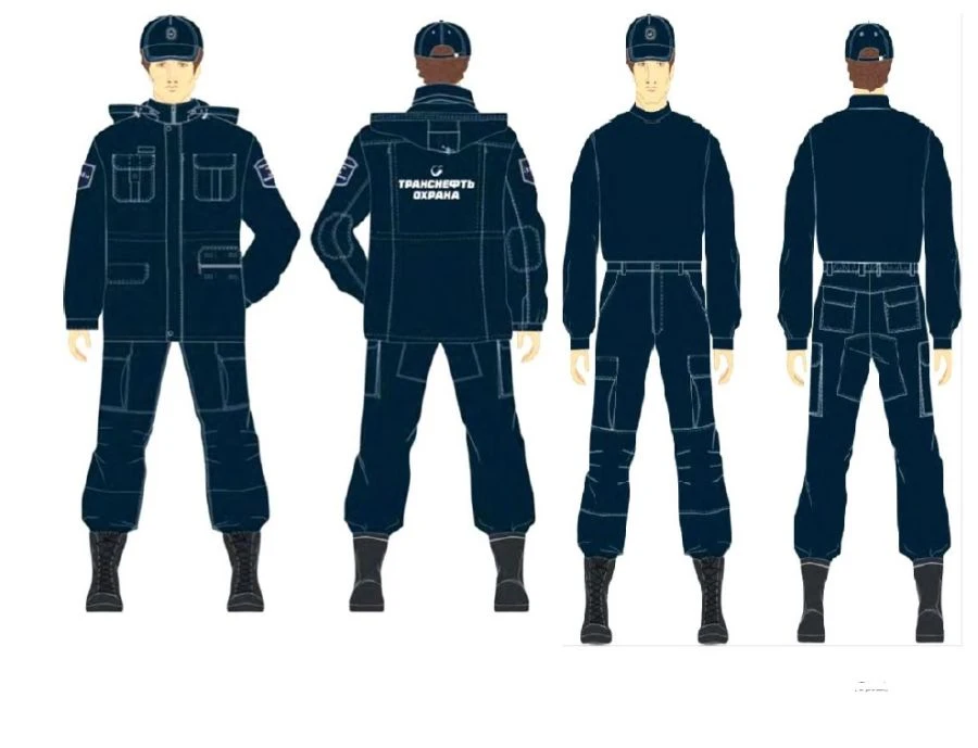 Men's Field Suit (Jacket & Pants) for Transneft Security Personnel