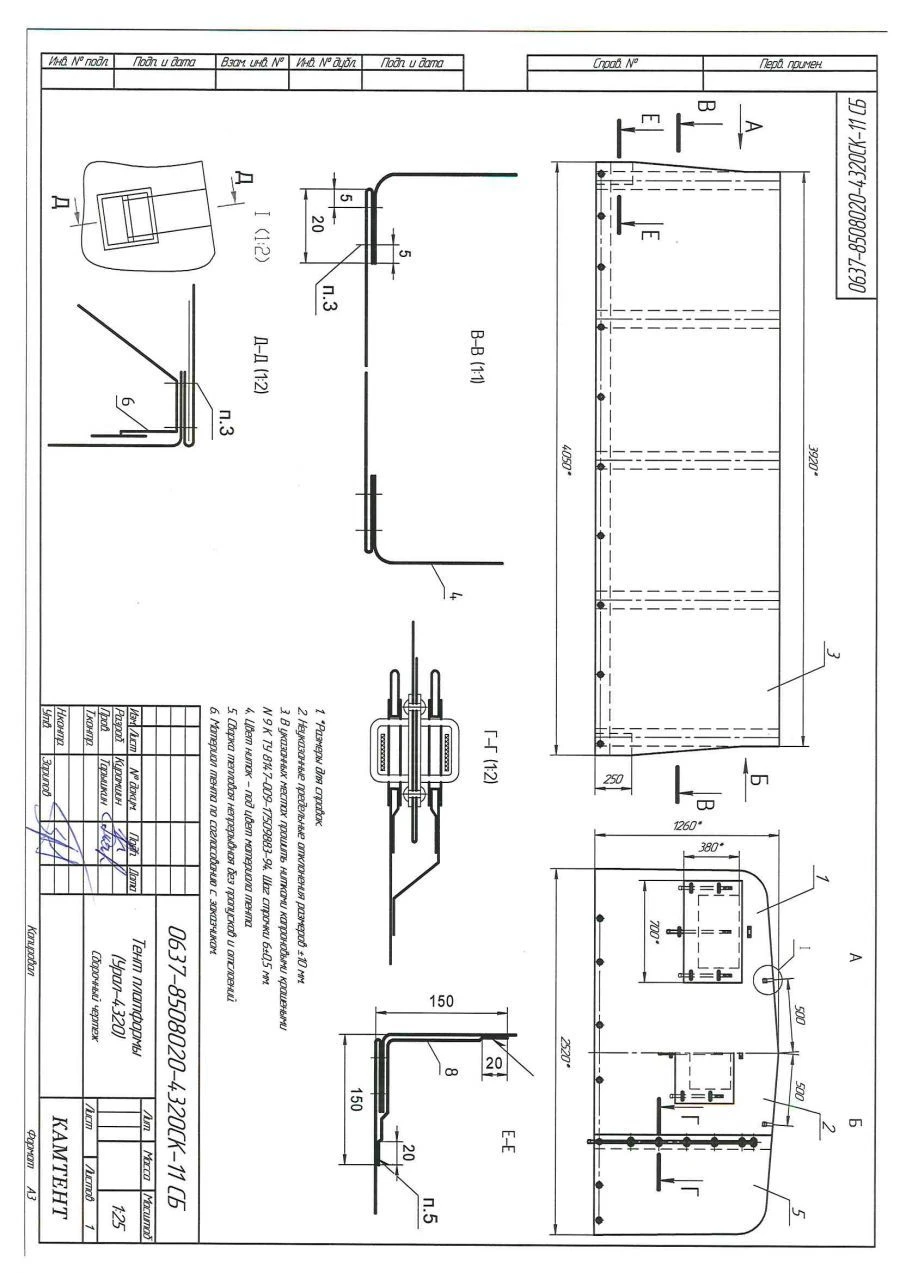 مظلة سيارة لأورال-4320-11