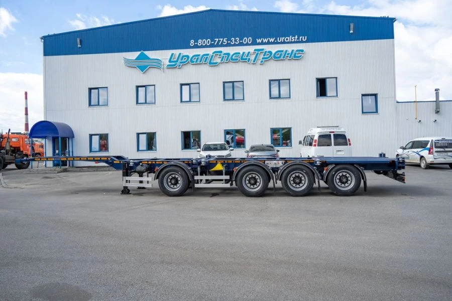 Container Transport Semi-Trailer UST 946523-C1-01 with Lifting Axle