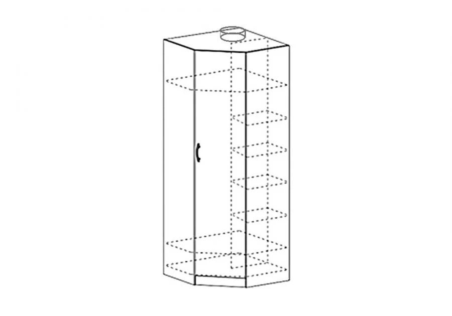 Chemical Storage Cabinet PGI LK SHR1 Corner Model