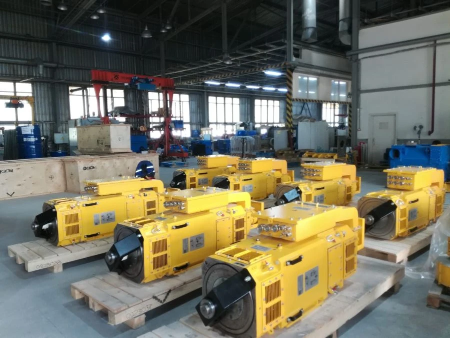 محرك تي دي المتناوب 250-900 كيلووات عمودي وأفقي