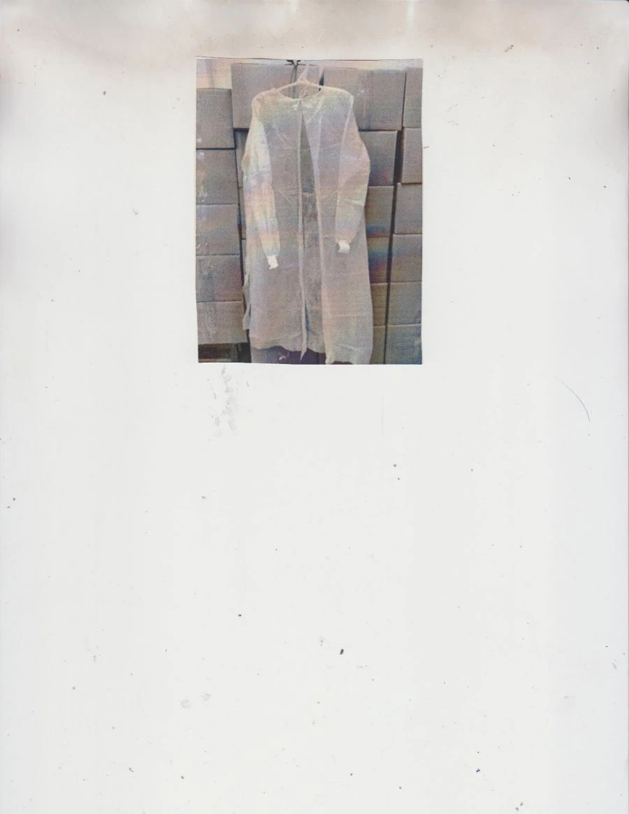 Sterile Disposable Surgical Gown, Size 46-48, Blue