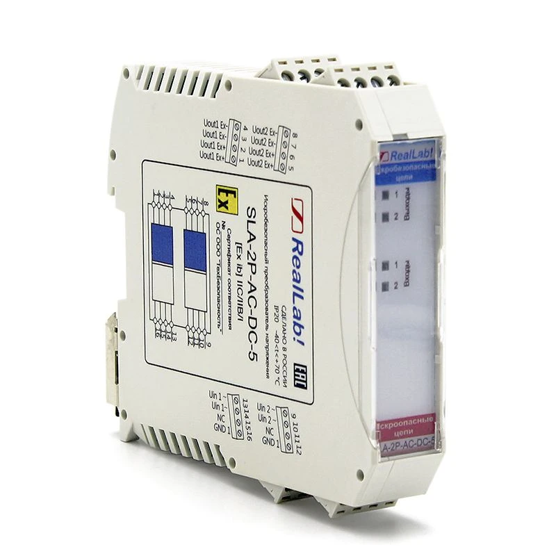 Dual-Channel Intrinsically Safe Power Supply SLA-2P-AC-DC-5